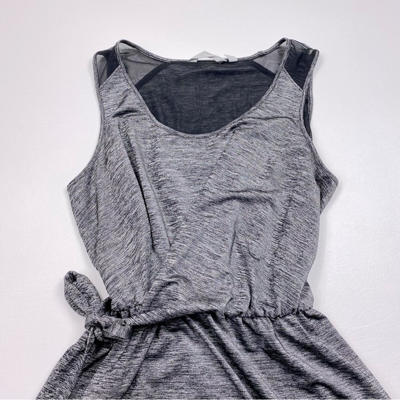 Athleta Gray Faux Wrap Dress Size Medium - Picture 6 of 7